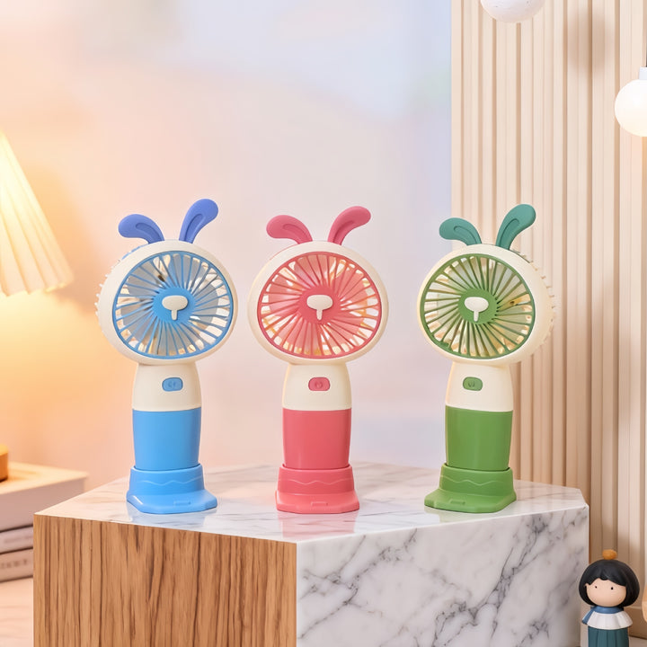 Ladies Portable USB Hand Fan with Playful Design Kalsten