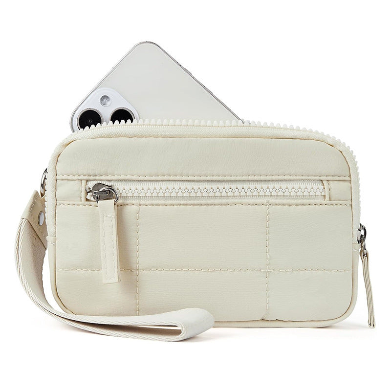 Practical wrist bag with zipper pockets Kalsten
