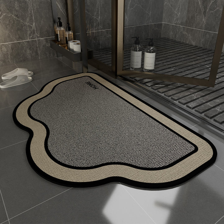Cloud-Shaped Shower Mat for Bathroom