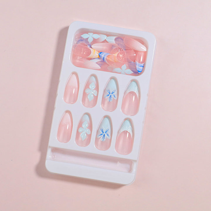 Premium Press-On Nail Set with Decorative Accents Kalsten