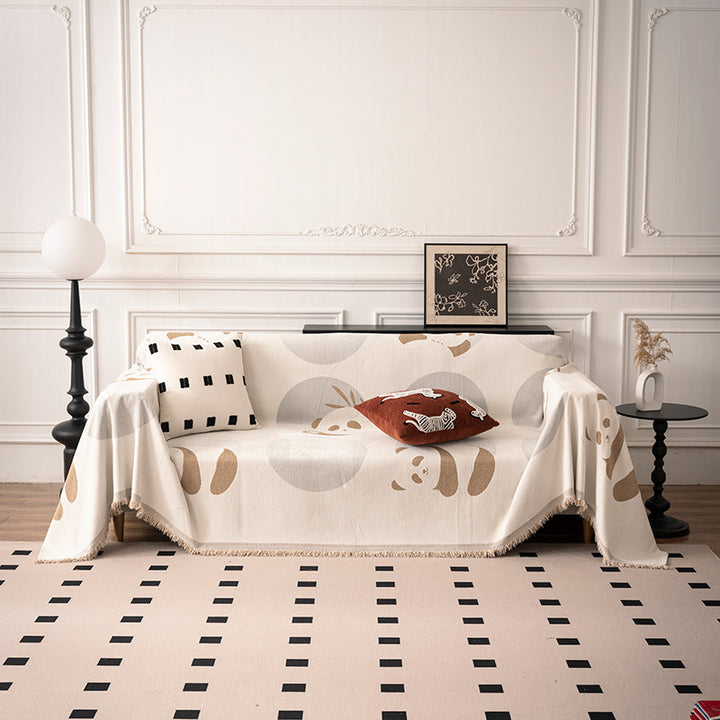 Artistic Geometric Pattern Throw Blanket