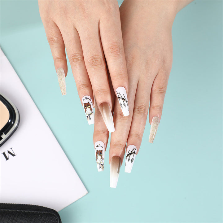 Creative animal design artificial nails Kalsten