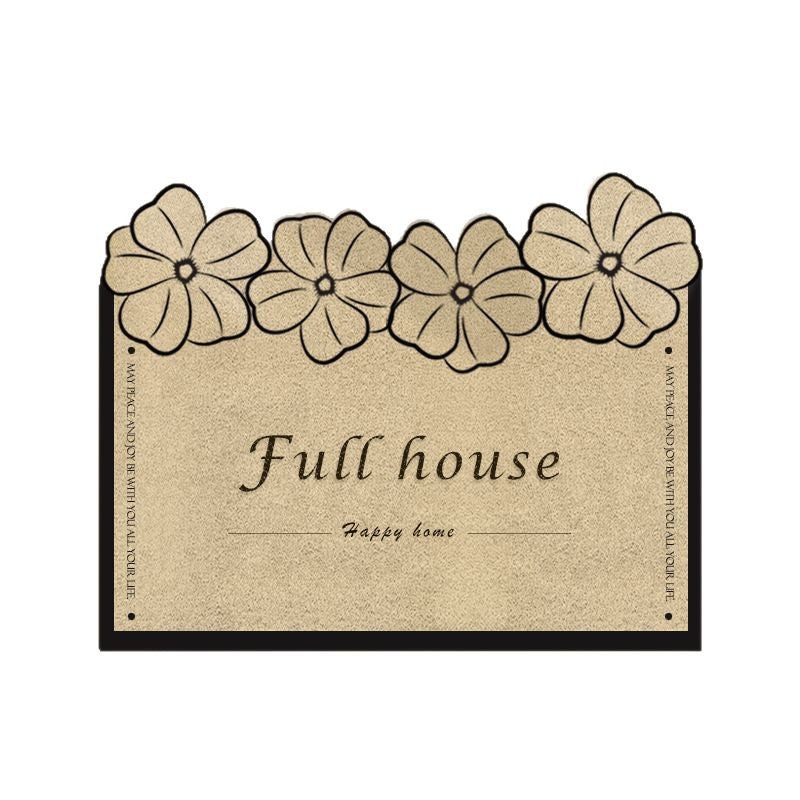 Floral Design Indoor Mat