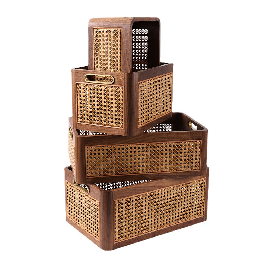 Artisan Handwoven Storage Crate Kalsten