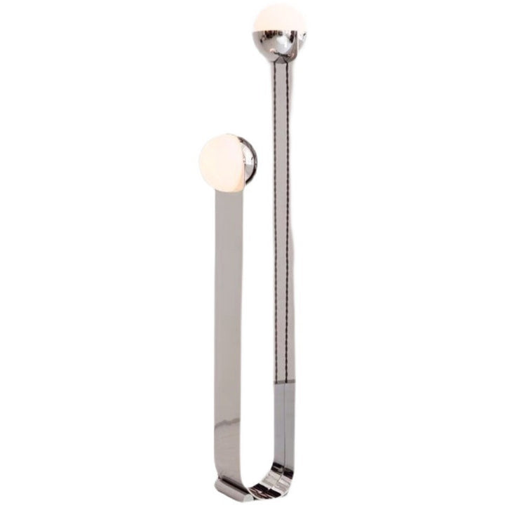 Modern Minimalist Floor Lamp with Dual Globes