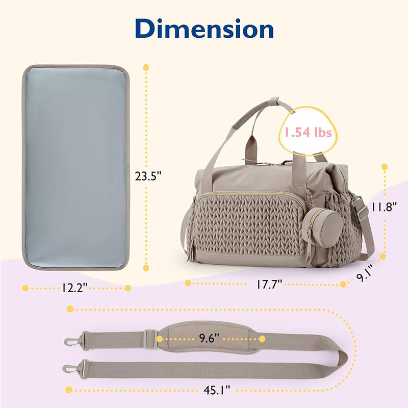 Stylish Multi-Compartment Duffel Bag Kalsten