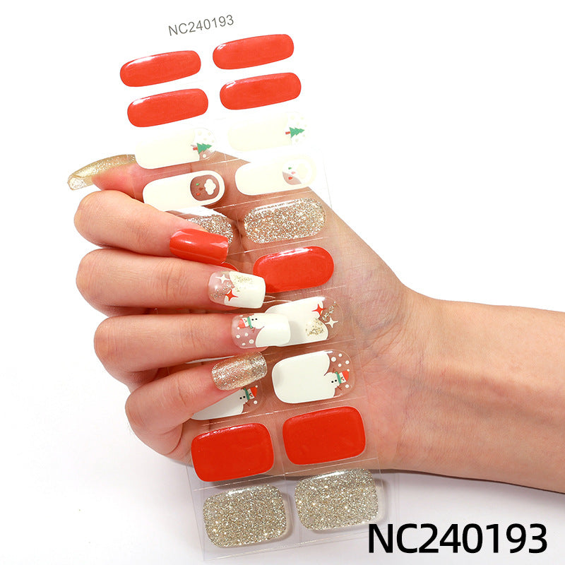 Elegant Floral Design Nail Wraps