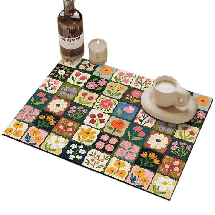 Decorative Floral Art Mat Kalsten