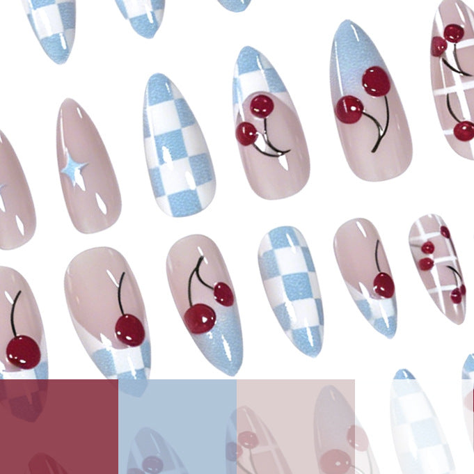Artistic Cherry Nail Art Kalsten