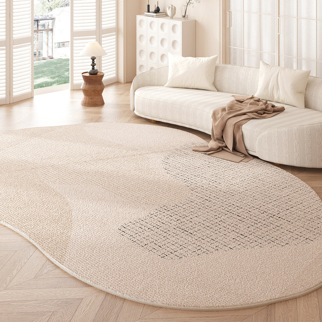 Organic Abstract Shape Area Rug
