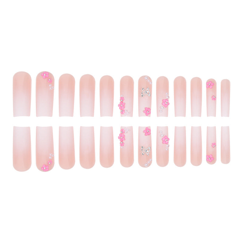 Decorative Floral Stiletto Nail Art Extensions Kalsten