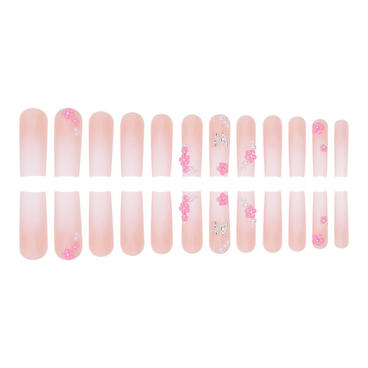 Decorative Floral Stiletto Nail Art Extensions Kalsten