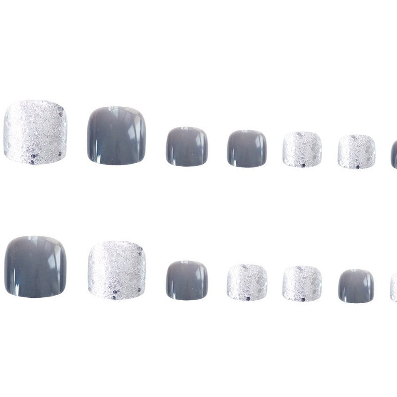 Glittery Press-On Toenails Kalsten 1790727456