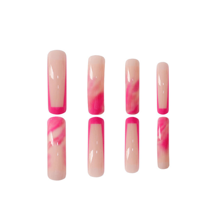 Long Marble Effect Acrylic Nail Extensions Kalsten