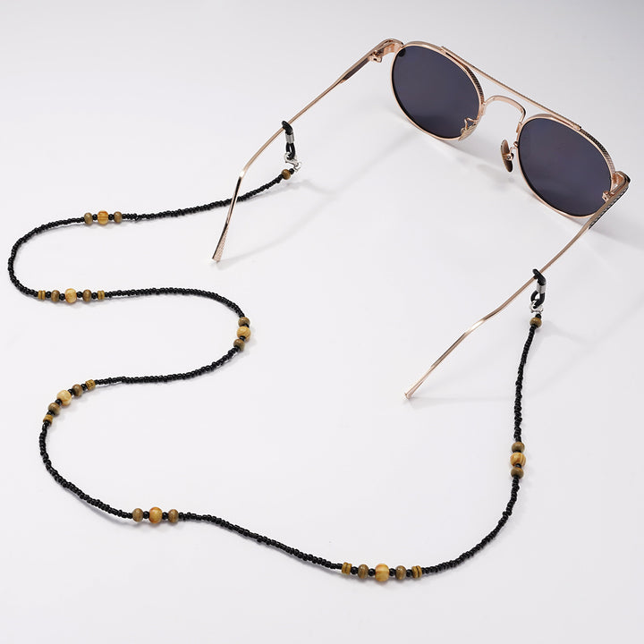 Handmade Wooden Beaded Eyewear Chain kalsten