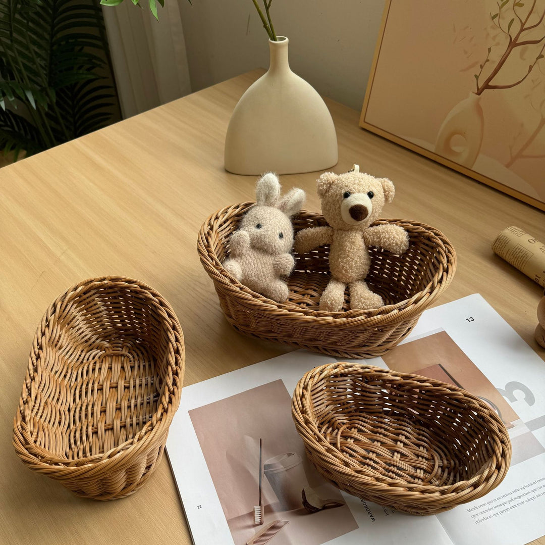 Decorative Woven Serving Basket Kalsten
