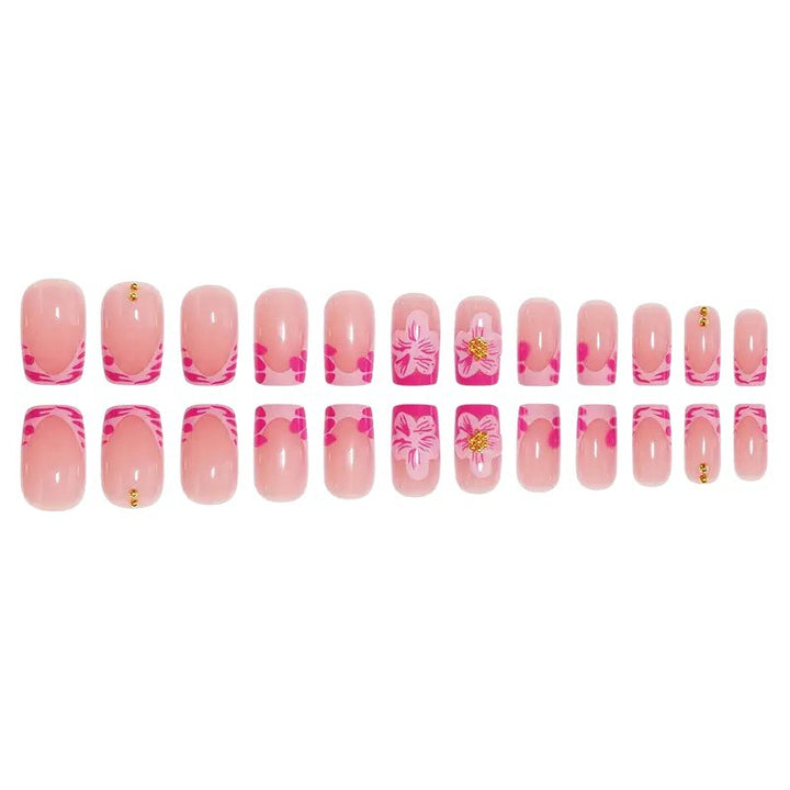 Floral-Inspired Acrylic Nail Enhancements Kalsten