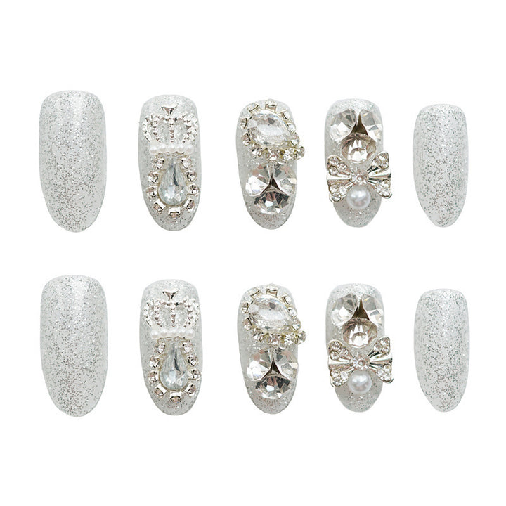 Decorative Rhinestone Press-On Nail Art 1790727058
