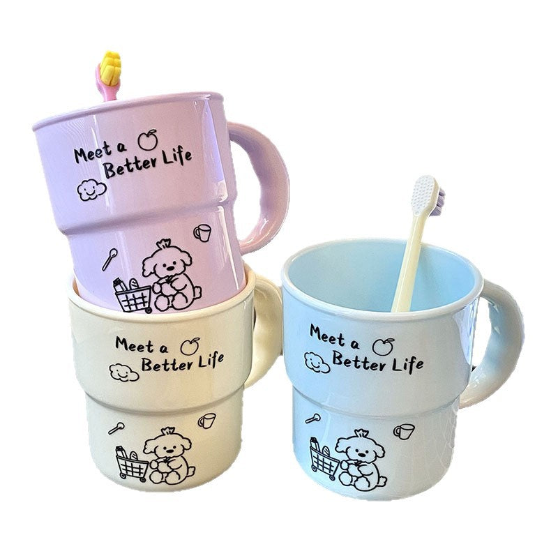 Ceramic mug with cute animal design Kalsten