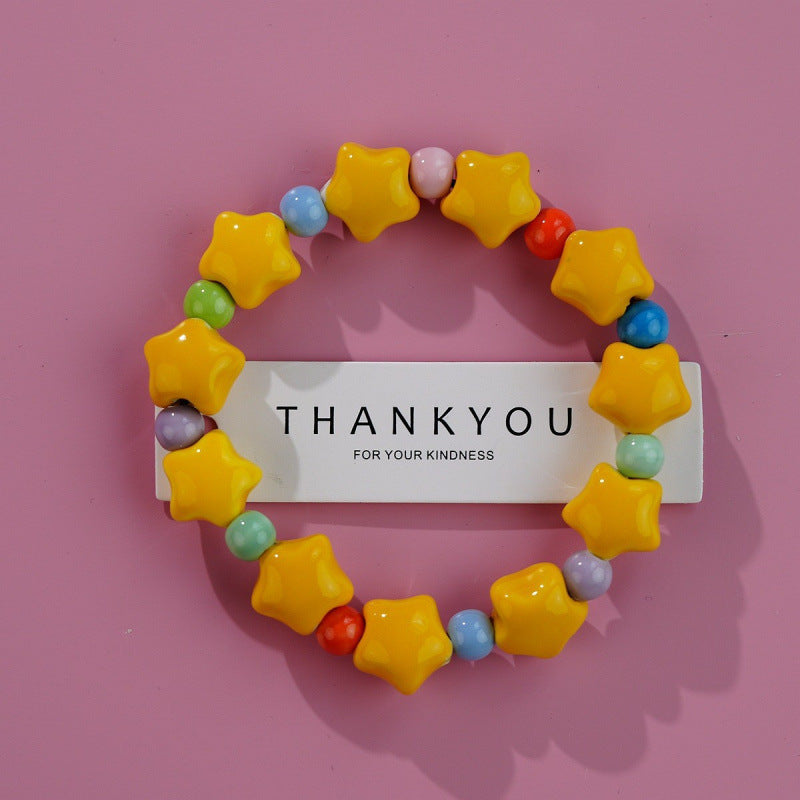 Heart-Shaped Beaded Bracelet Kalsten