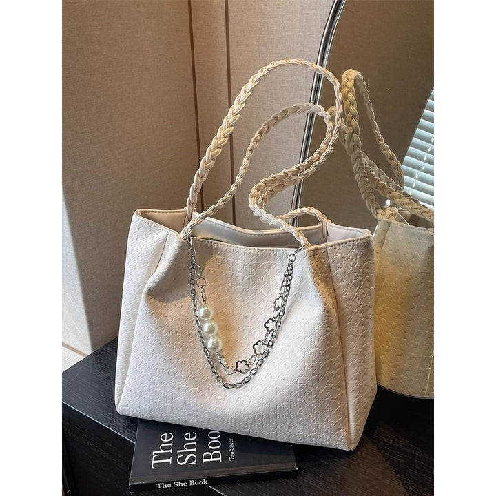 Chic Braided Handle Tote Kalsten