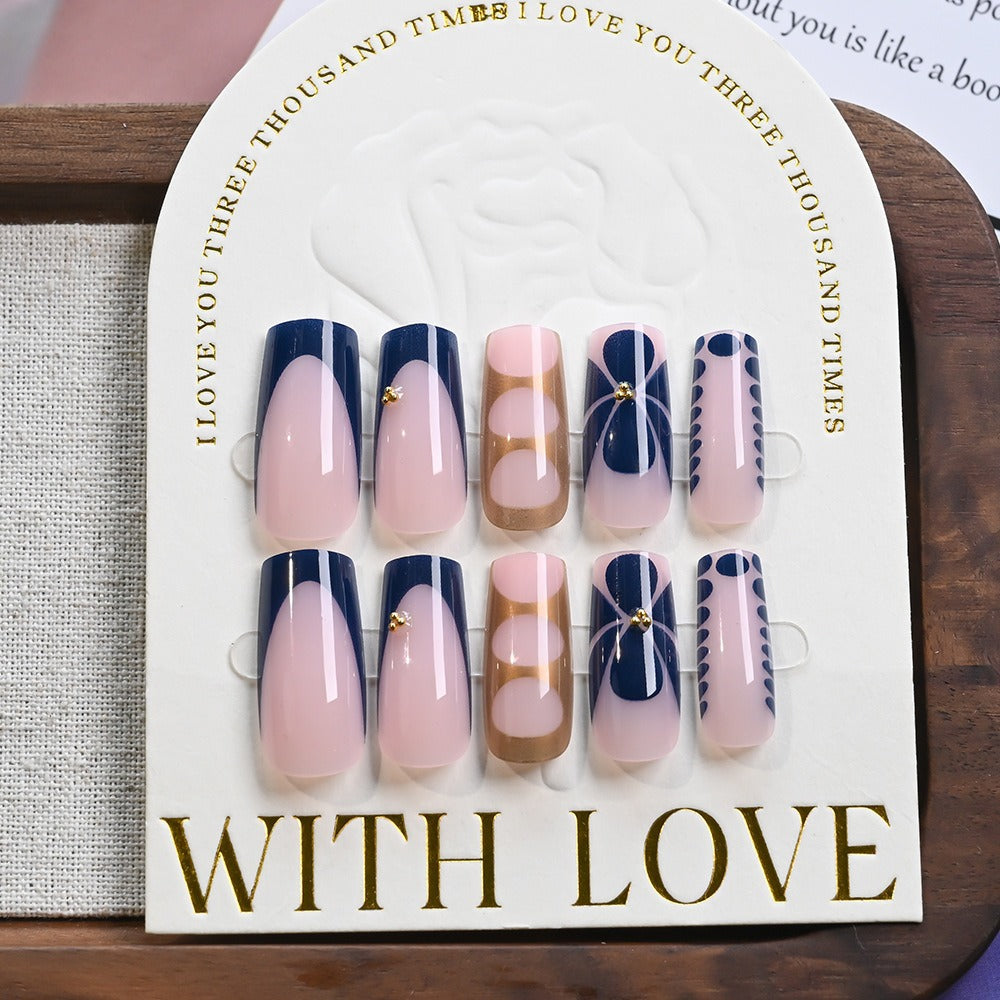 Decorative Press-On Nail Art Set