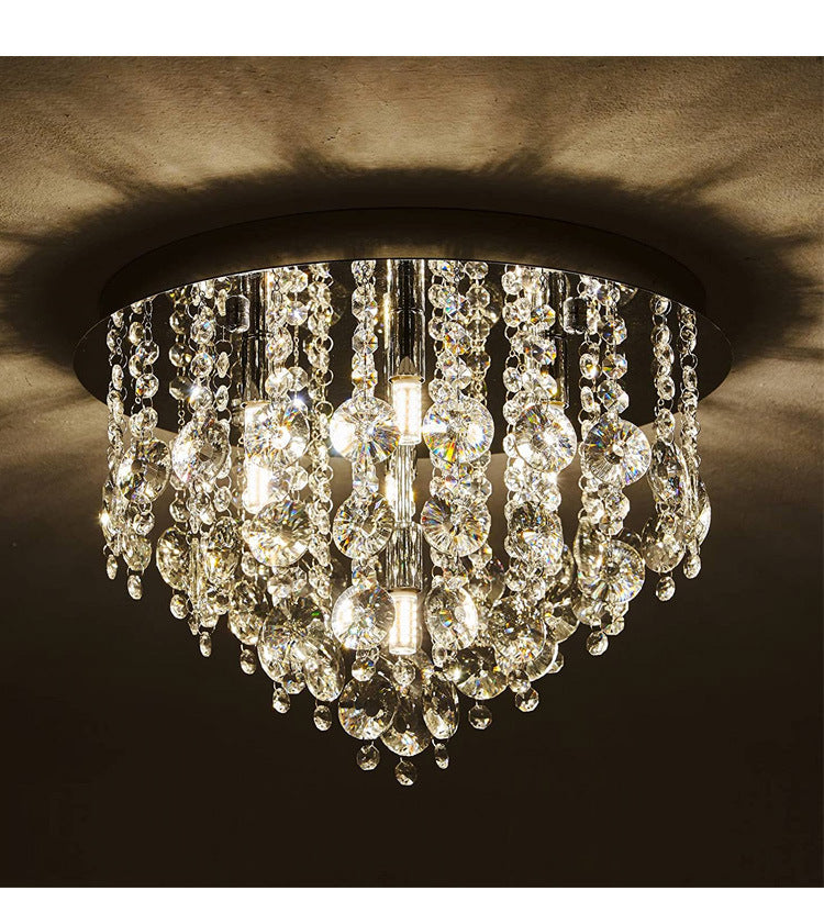 Crystal Droplet Ceiling Fixture
