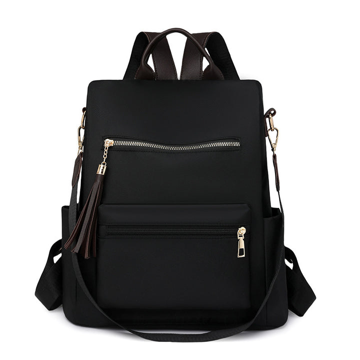 Elegant Multi-Pocket Backpack with Detachable Strap Kalsten