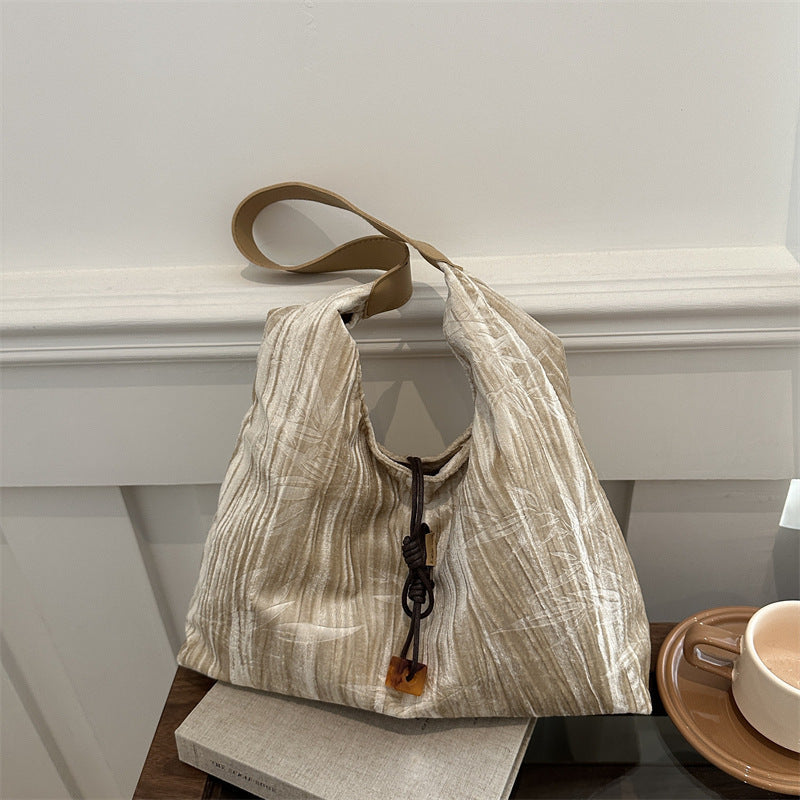 Versatile Velvet Shoulder Bag Kalsten