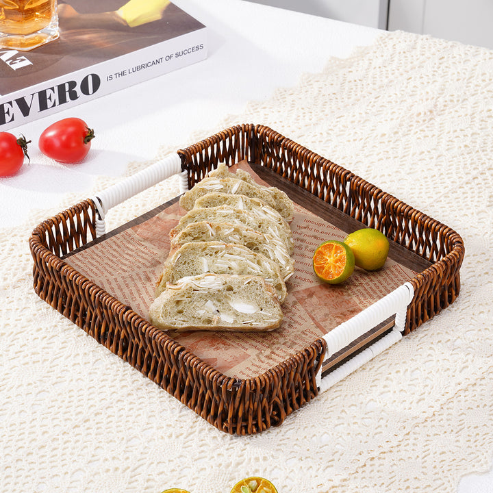 Stylish Handwoven Serving Tray Kalsten
