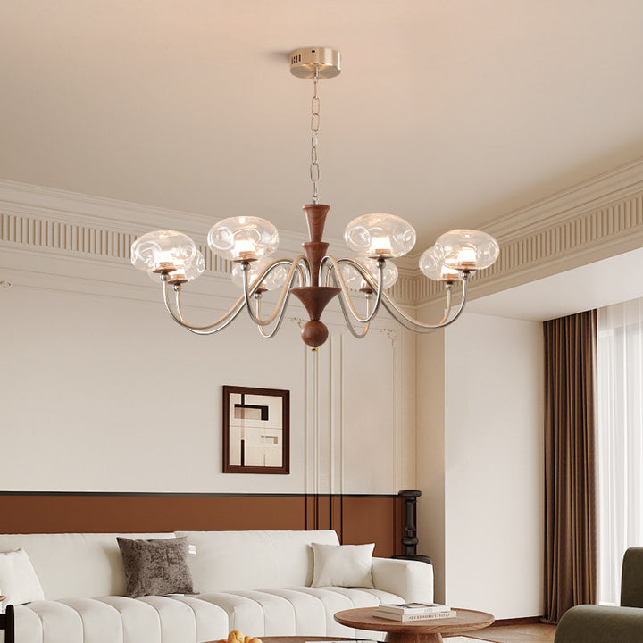 Vintage-Style Multi-Arm Chandelier