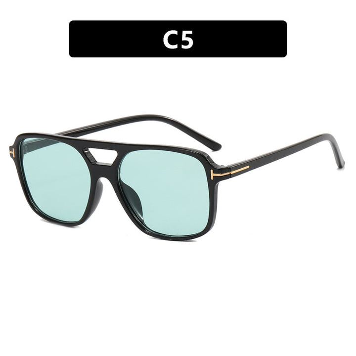 Women's fashionable square sunglasses with luxurious plastic frame and UV protection Kalsten