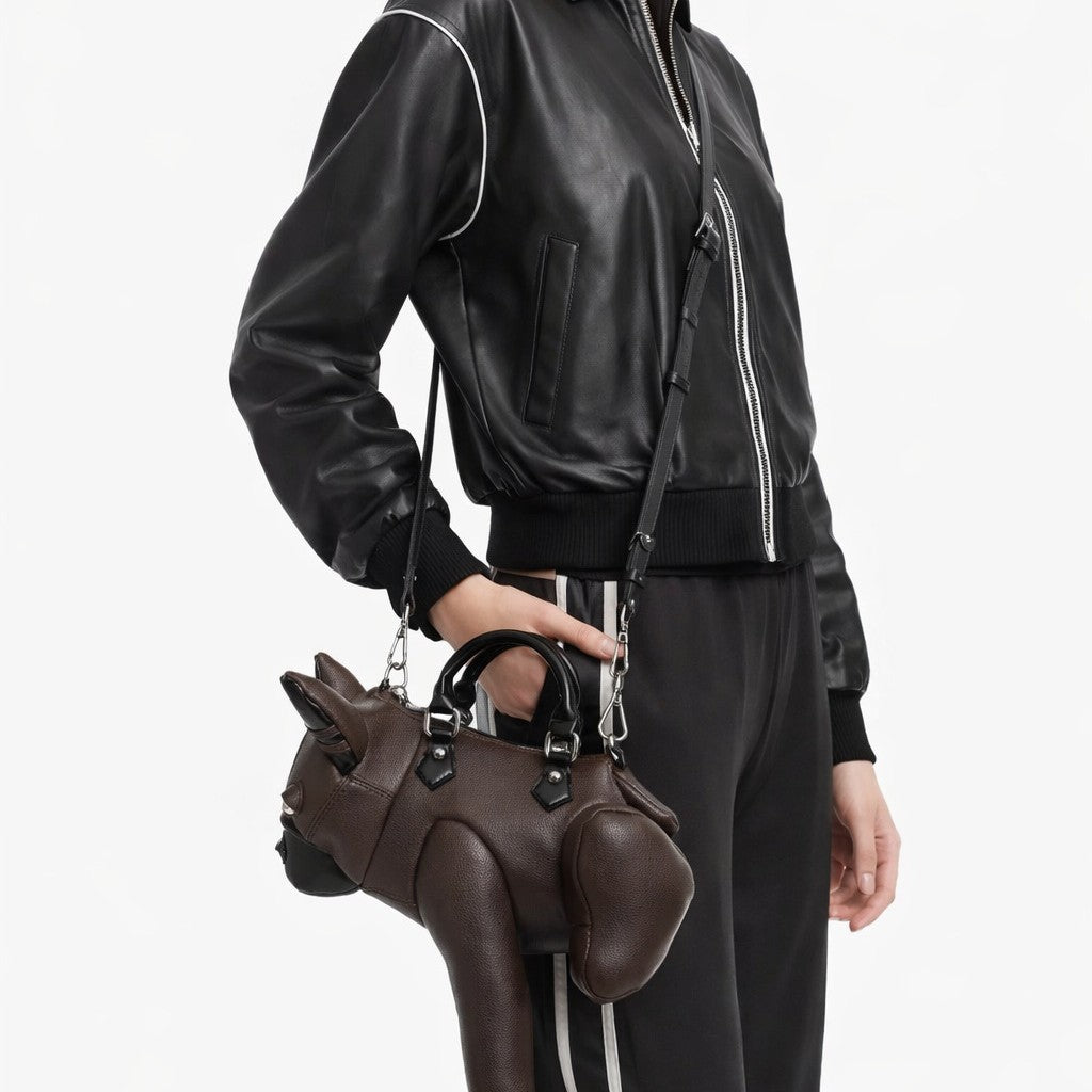 Quirky Dog-Shaped Handbag