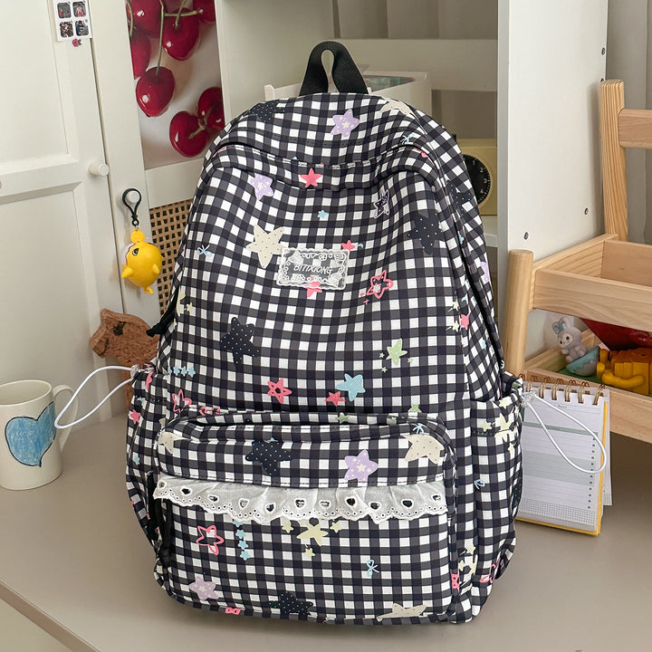Cute Illustrated Casual Backpack Kalsten