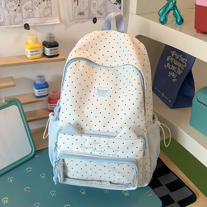 Cute Polka Dot Design Backpack Kalsten