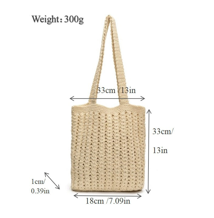 Handcrafted Shopping Bag Made of Fine Natural Material Kalsten
