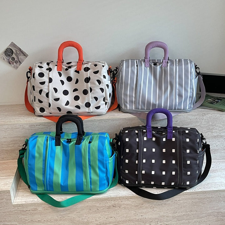 Stylish Polka Dot Overnight Duffle Bag Kalsten