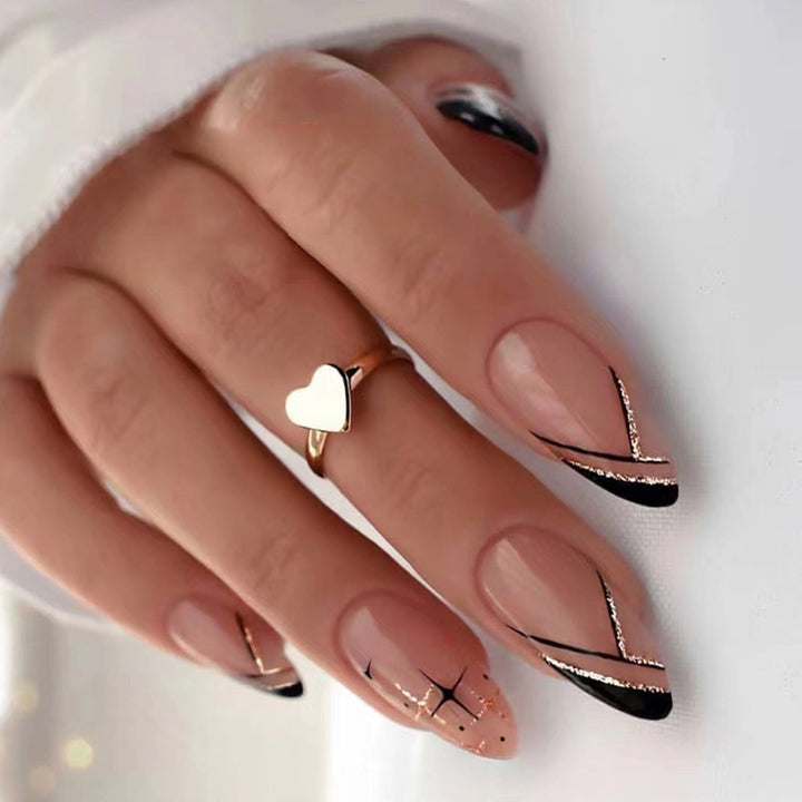 Elegant Press-On Nail Art Design Kalsten