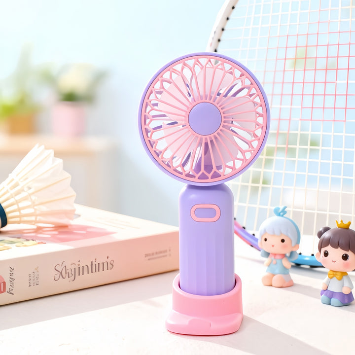 Ladies portable mini fan with adjustable head Kalsten