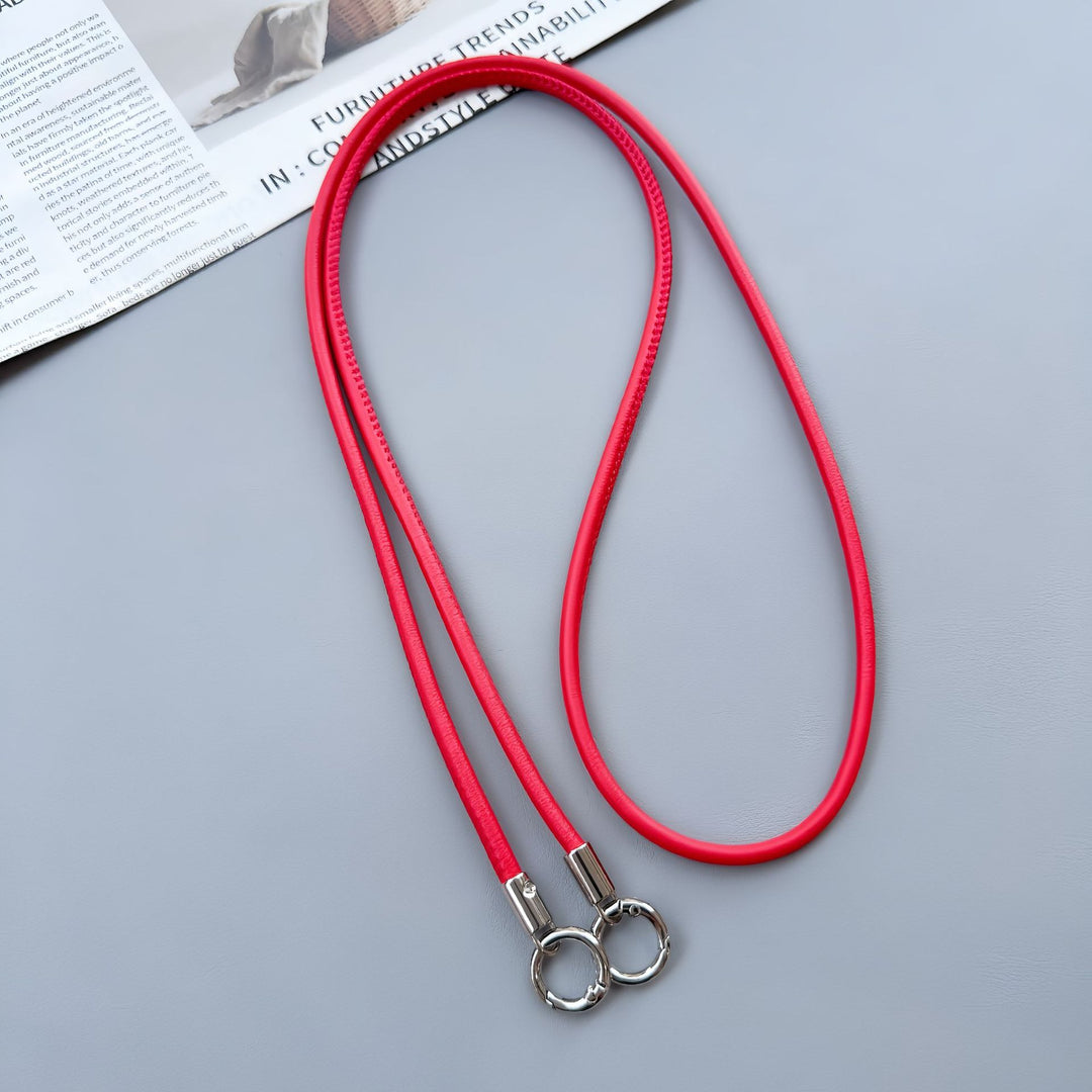 Premium Double-Ring Leather Lanyard Kalsten