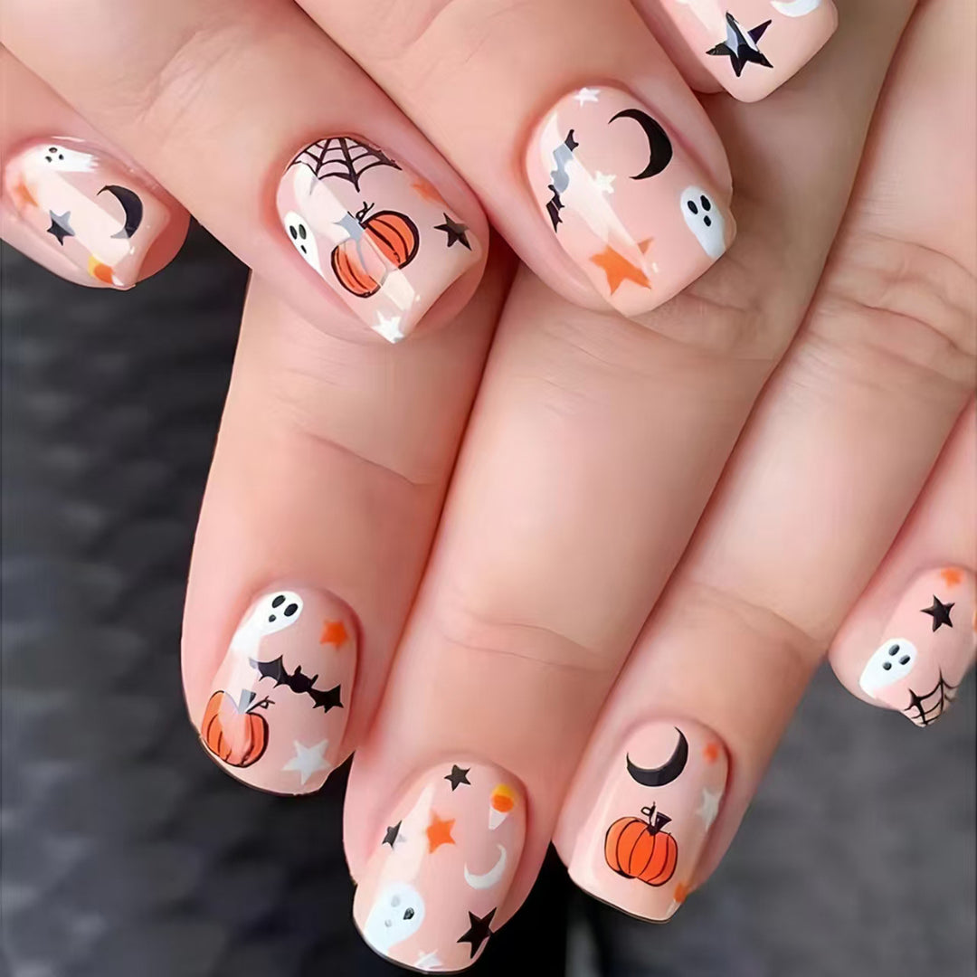 Halloween-Themed Decorative Nail Art Set