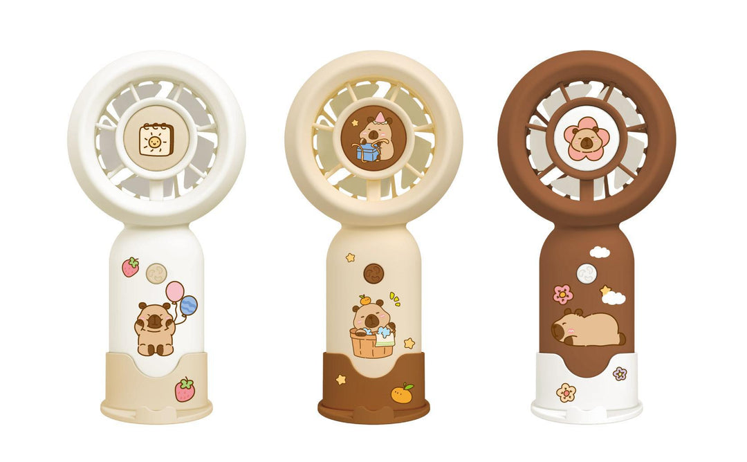 Unisex portable hand fan in playful animal design Kalsten