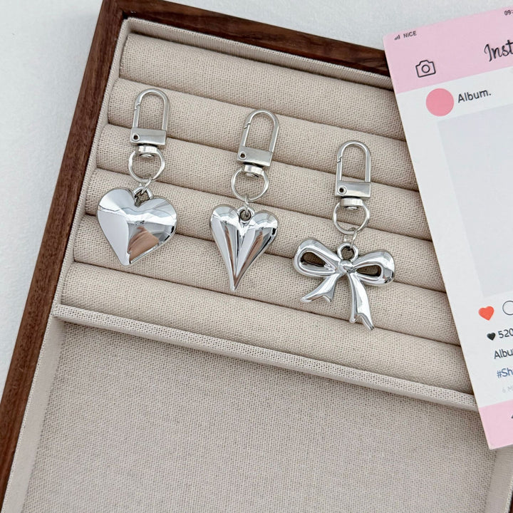 Heart-Shaped Clip-On Keychain Kalsten
