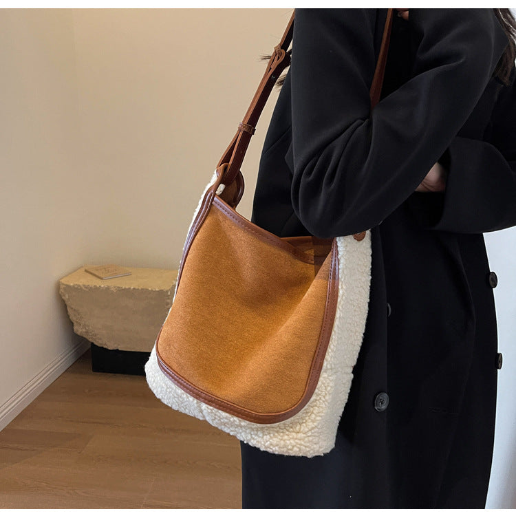 Suede Crossbody Bag