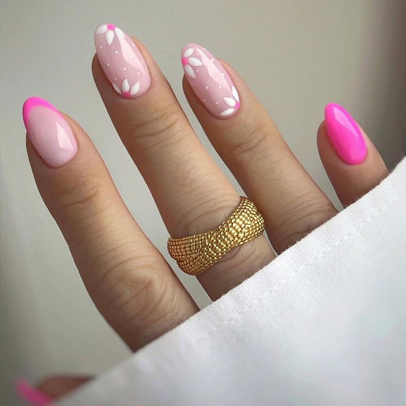 Glamorous Glittery Stiletto Press-On Nails Kalsten