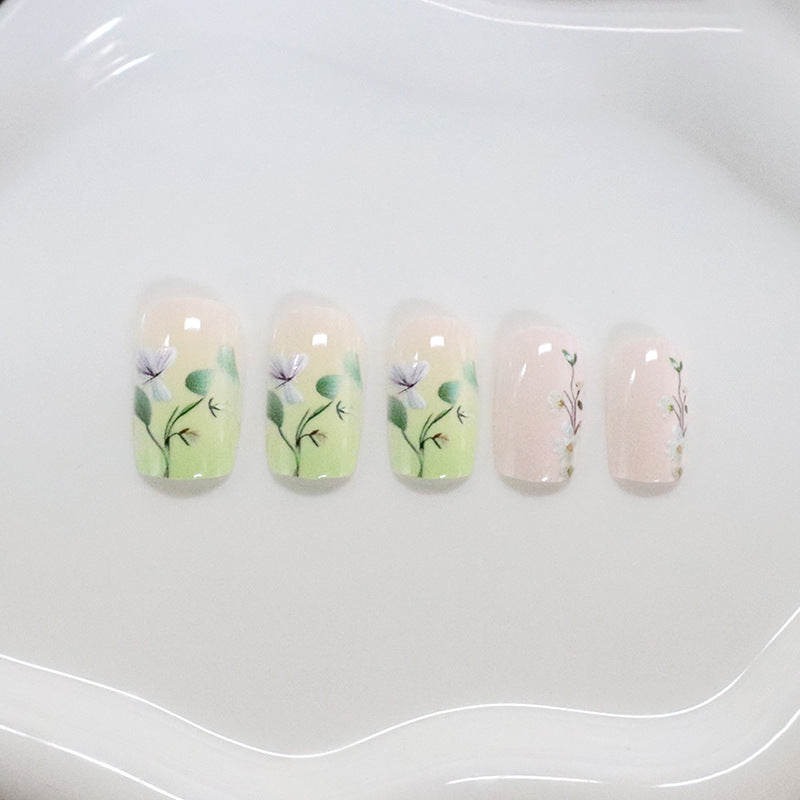 Floral Artistry Acrylic Nail Enhancements Kalsten
