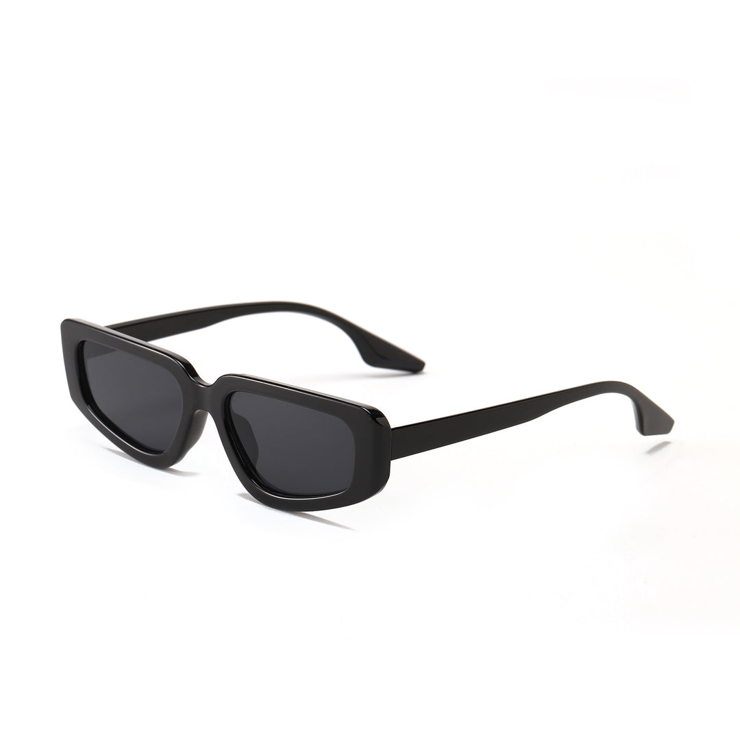 Women's stylish square sunglasses with modern high-gloss plastic frame Kalsten