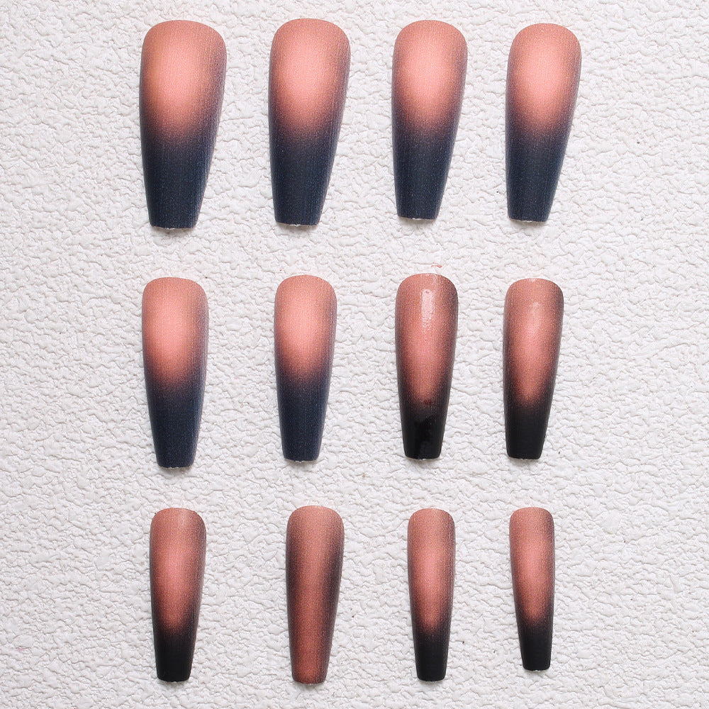 Matte Ombre Stiletto Press-On Nails Kalsten