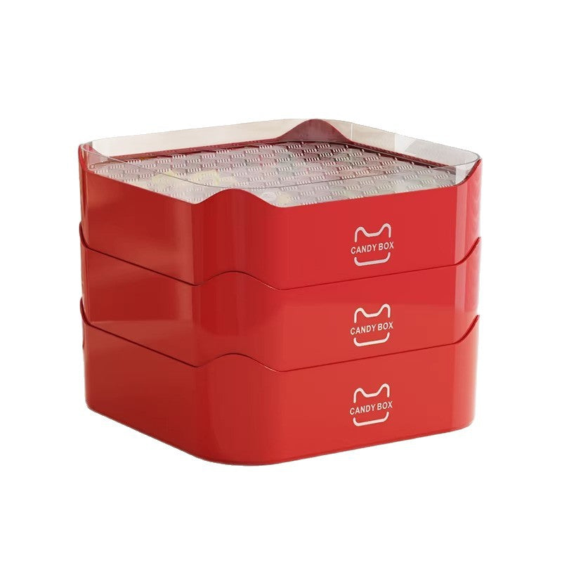 Multi-Purpose Storage Organizer with Transparent Lid Kalsten
