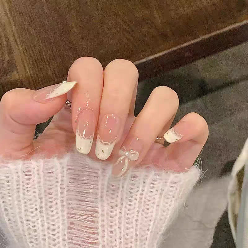 Artistic Floral Stiletto Nail Art Enhancements